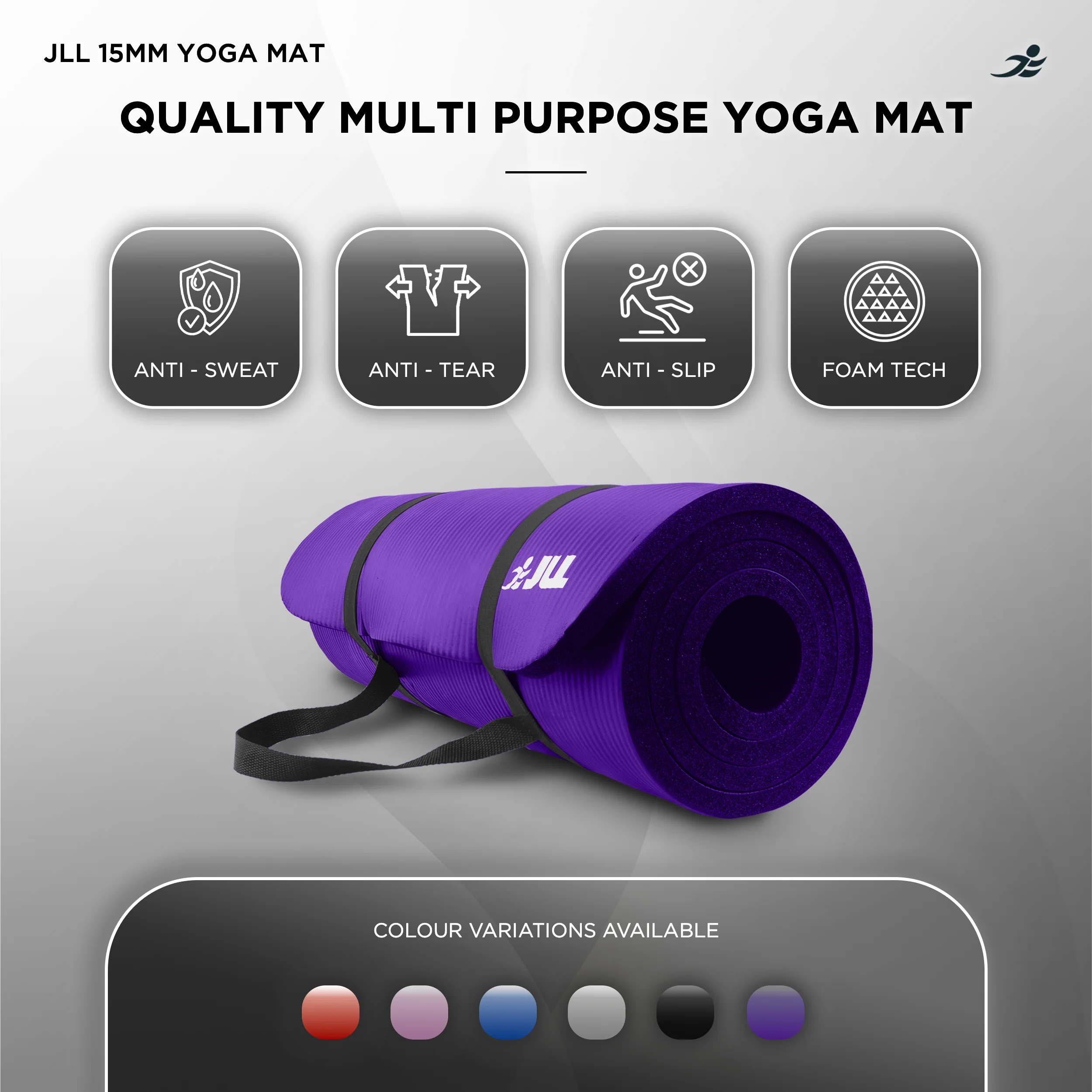Yoga Mat 10mm Thickness - Image 3