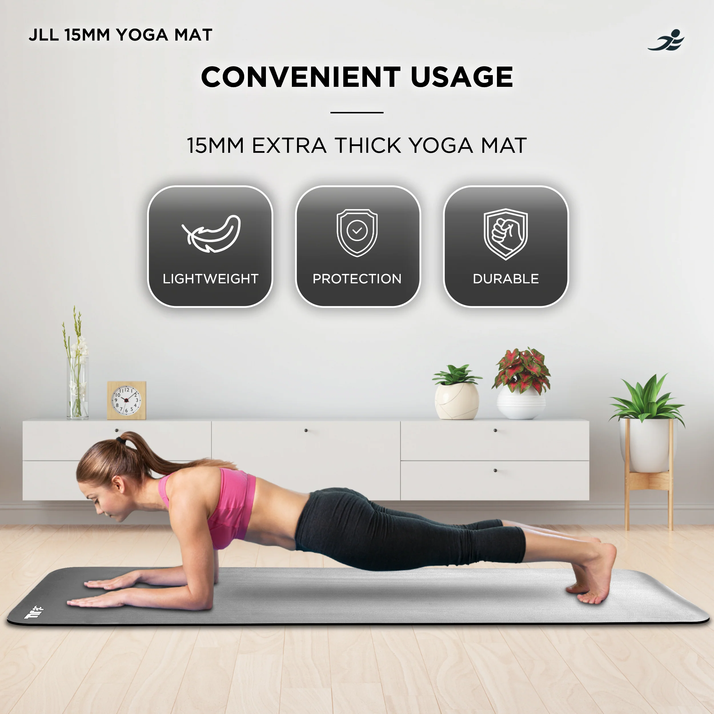 Yoga Mat 10mm Thickness - Image 6