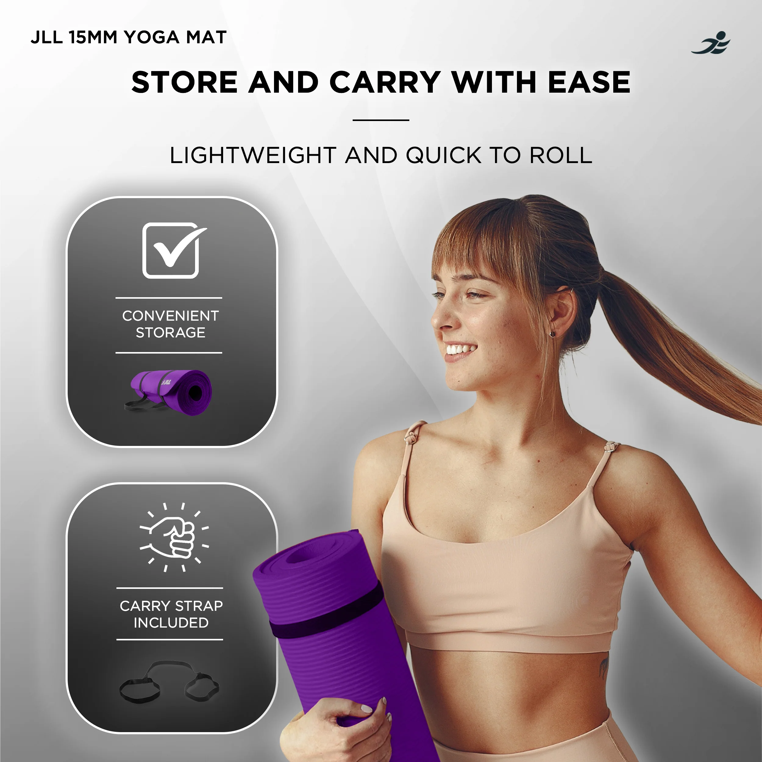 Yoga Mat 10mm Thickness - Image 9