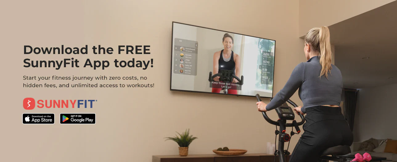 16-Level Magnetic Resistance Upright Bike with workout bands - Image 4