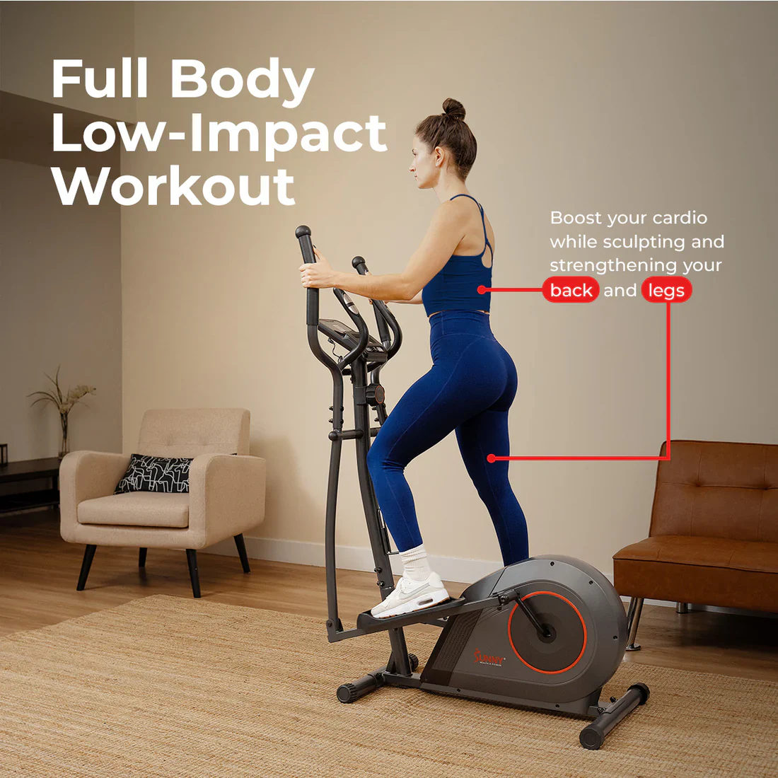 16-Level Smart Magnetic Resistance Elliptical - Image 3