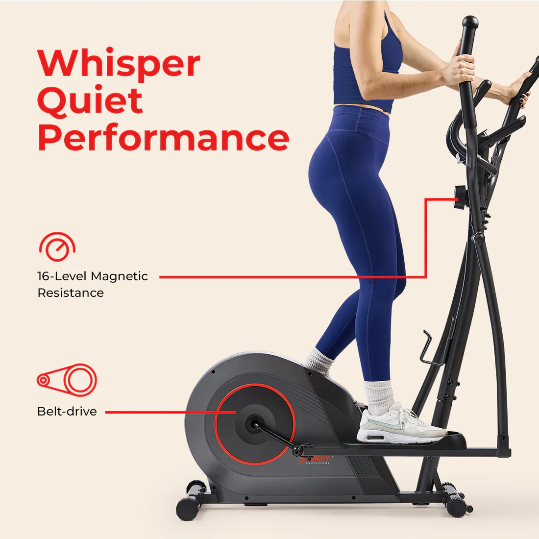 16-Level Smart Magnetic Resistance Elliptical - Image 6
