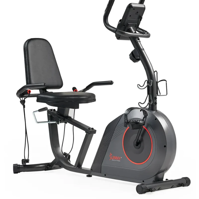 16-Level Smart Magnetic Resistance Recumbent Bike - Image 2