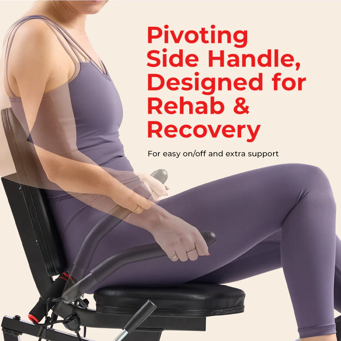 16-Level Smart Magnetic Resistance Recumbent Bike - Image 7