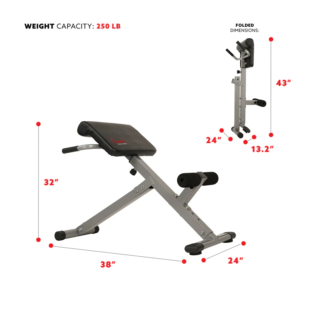 45 Degree Hyperextension Roman Chair - Image 4