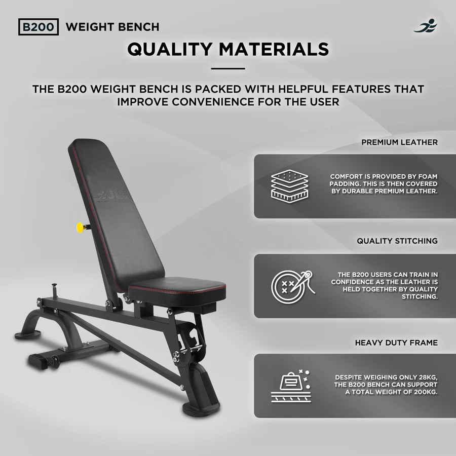 B200 Adjustable Weight Bench - Image 5