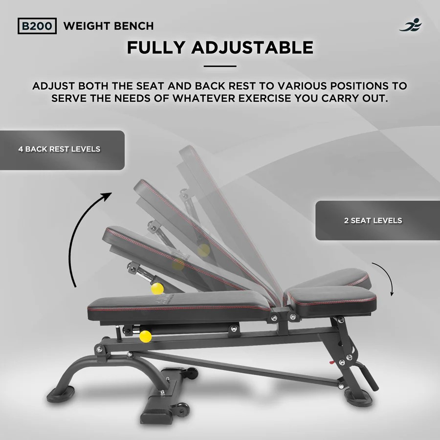 B200 Adjustable Weight Bench - Image 7