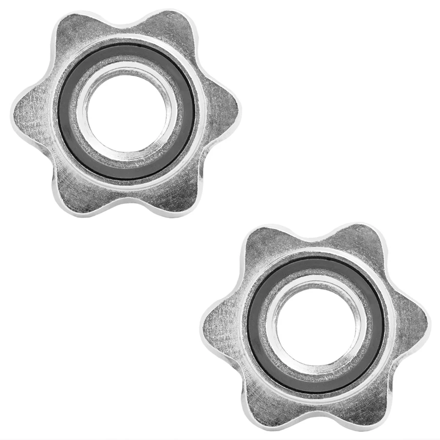 Chrome Spinlock Collars (Pair) for Standard 1” Bars - Image 4