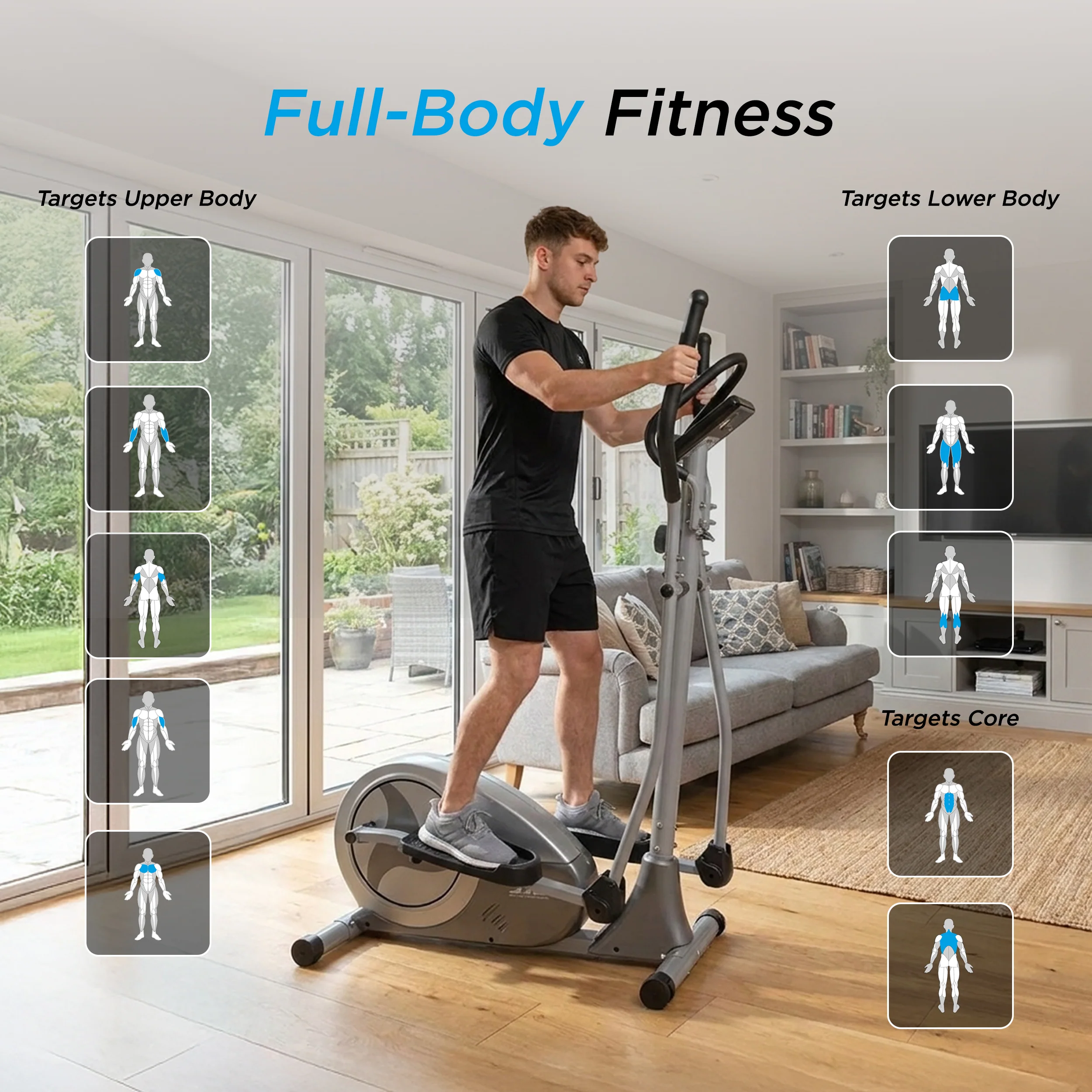CT300 Cross Trainer Magnetic Resistance Cross Trainer/ Elliptical - Image 3