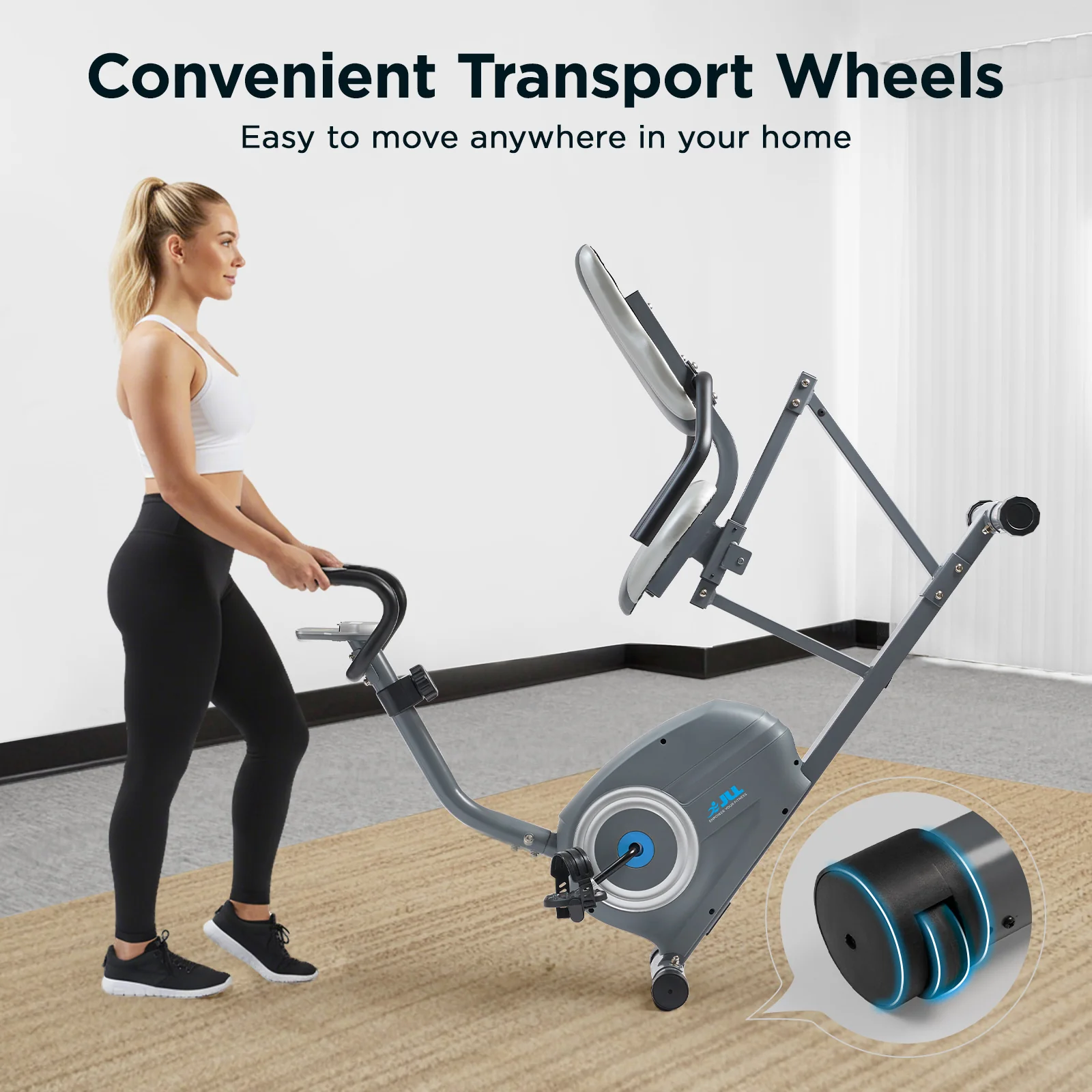 Smart Magnetic Recumbent Bike - Image 8