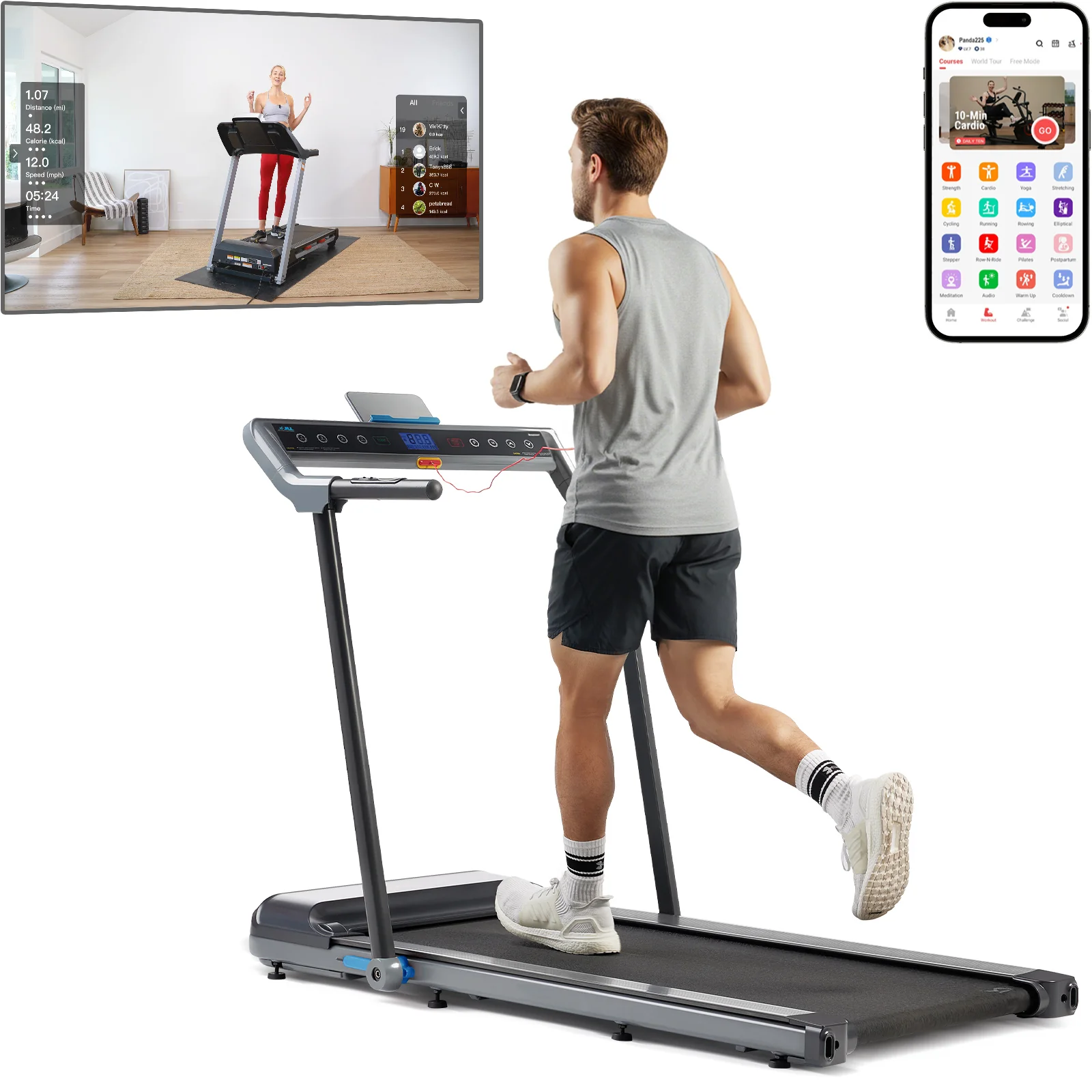 Pegasus Connected Folding Treadmill - Image 11