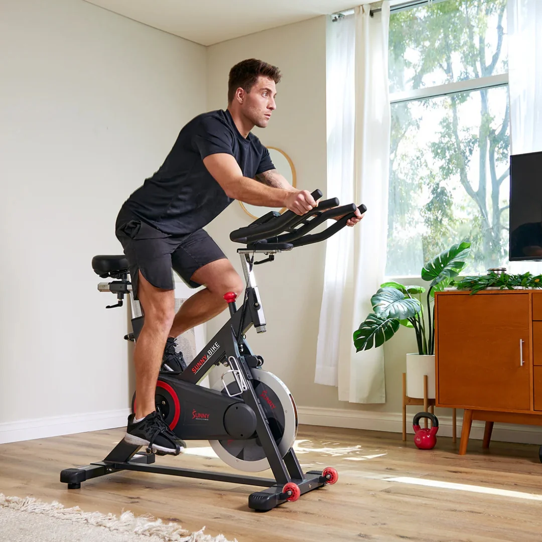 Premium Smart Magnetic Belt Drive Indoor Cycling Exercise Bike - Image 12