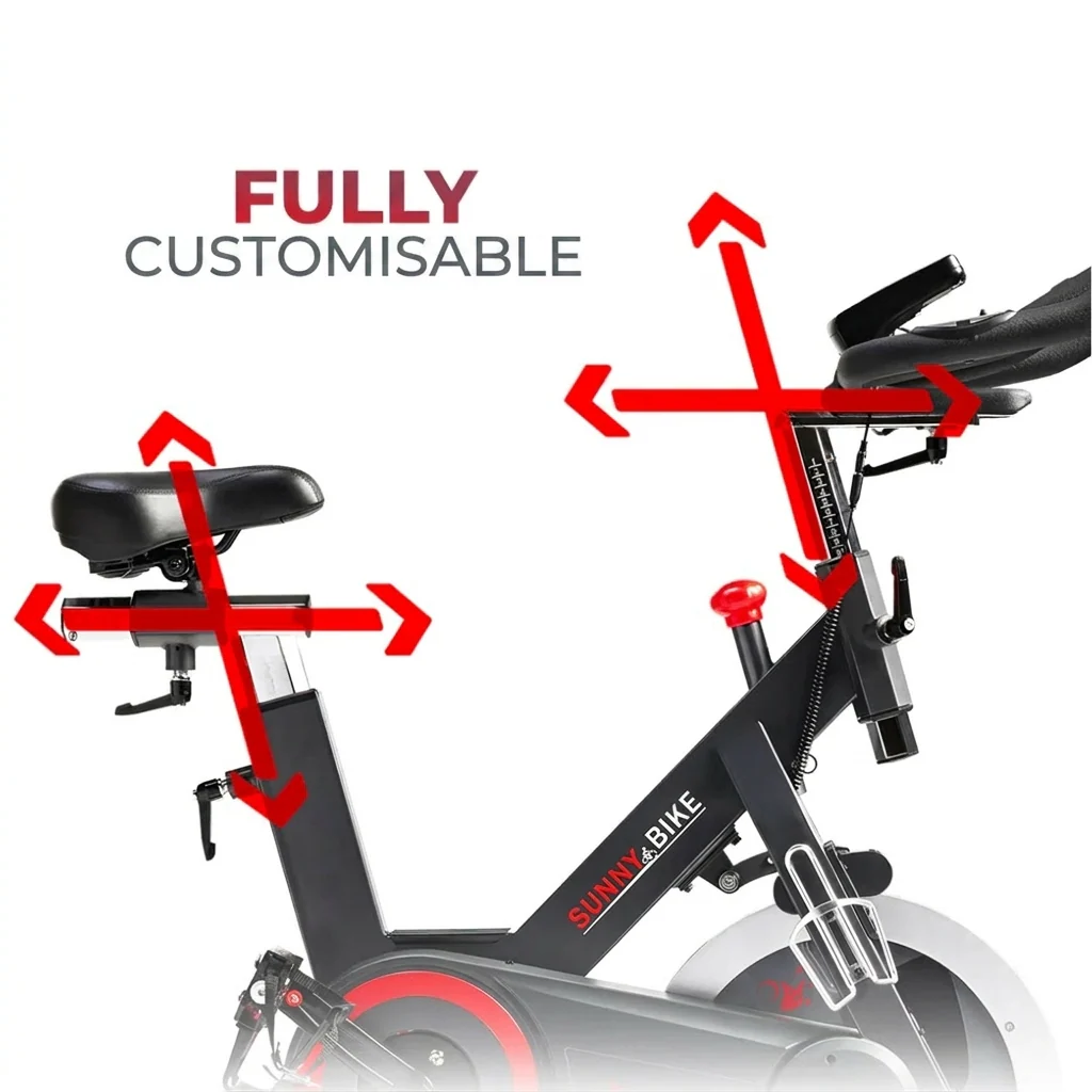 Premium Smart Magnetic Belt Drive Indoor Cycling Exercise Bike - Image 9