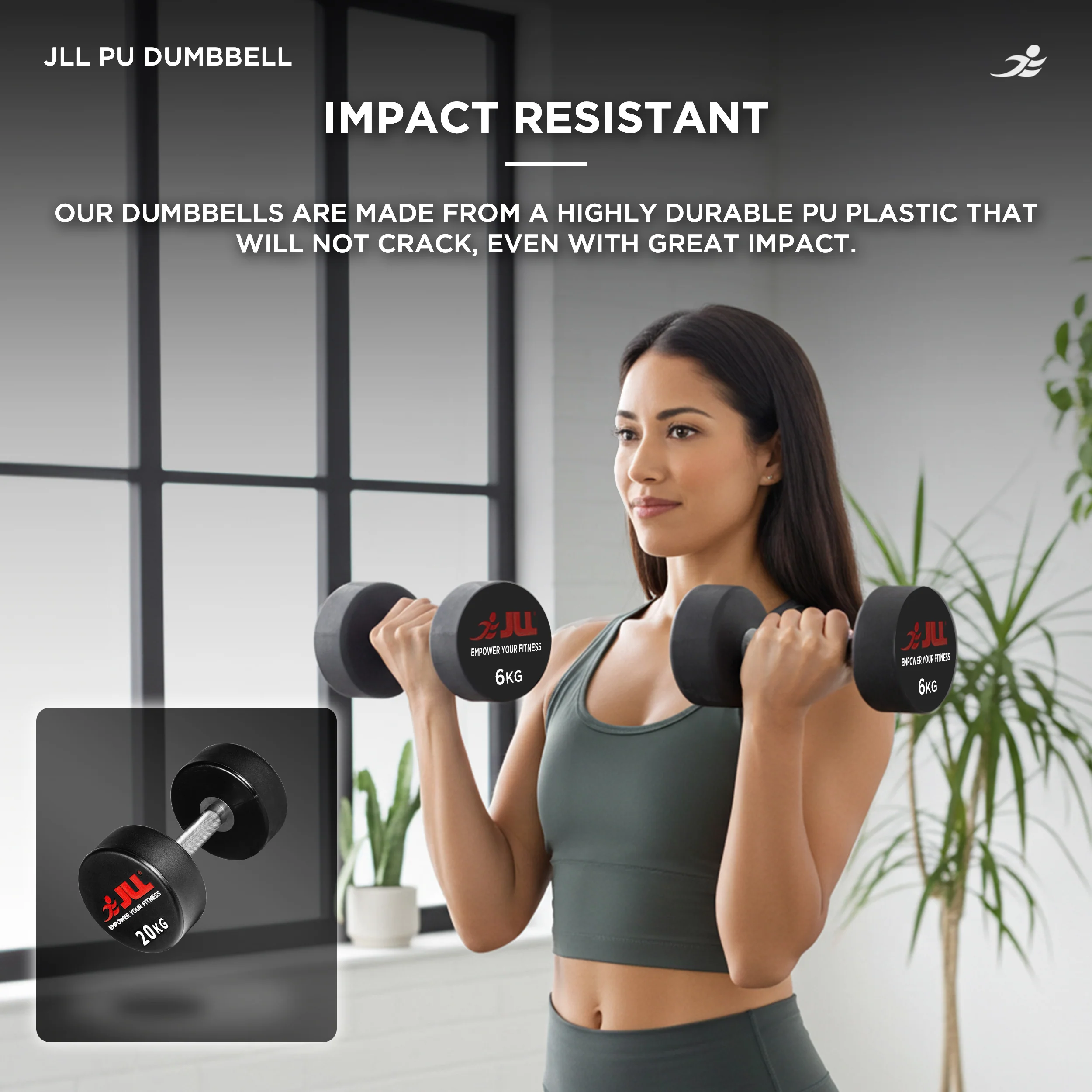 PU Dumbbells 4kg - 32kg - Image 9