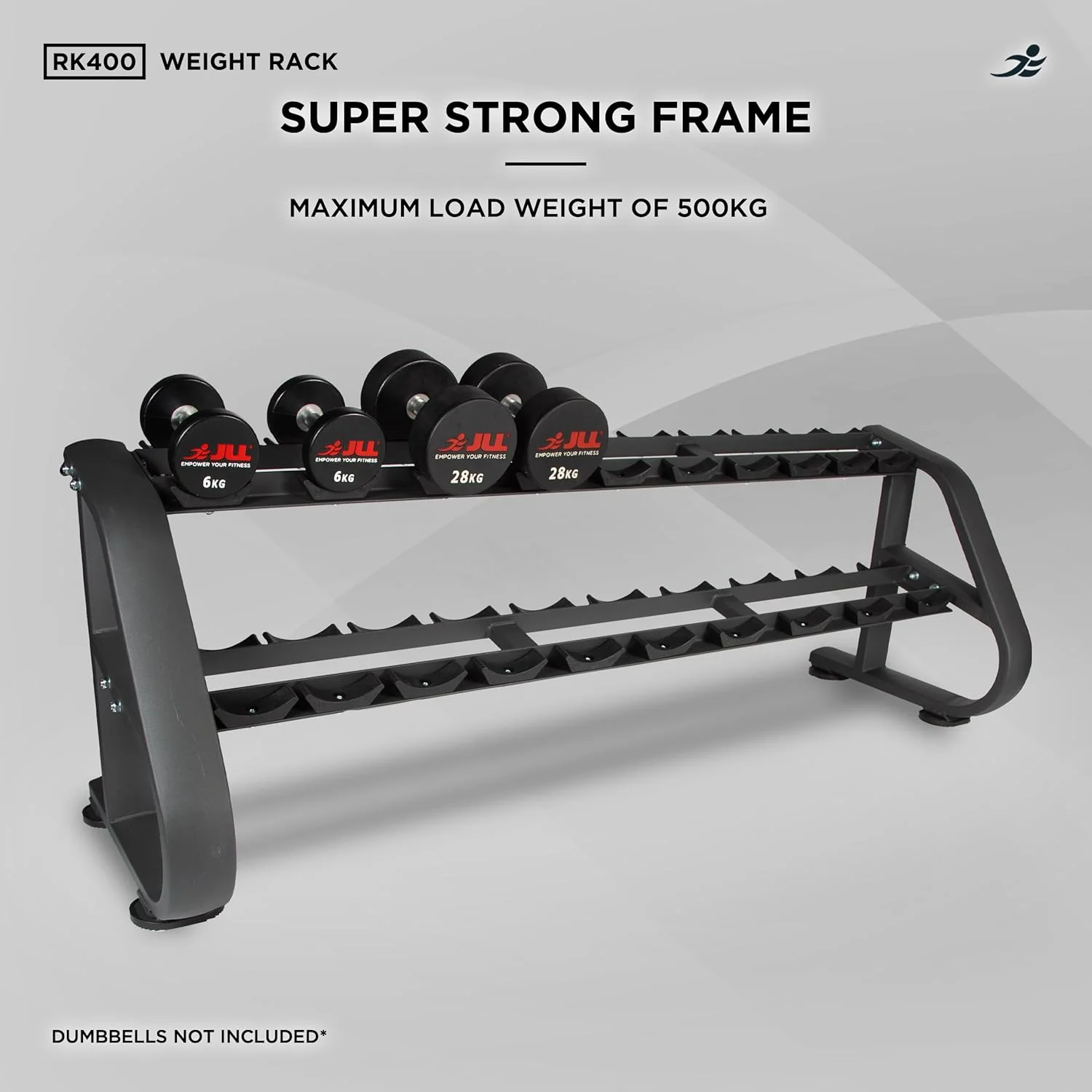 RK400-2 Tier Dumbbell Rack, Weight Stand - Image 4