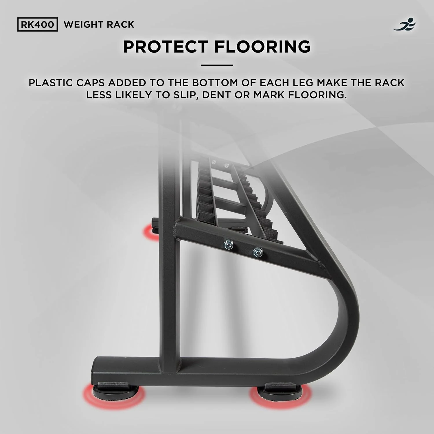 RK400-2 Tier Dumbbell Rack, Weight Stand - Image 5