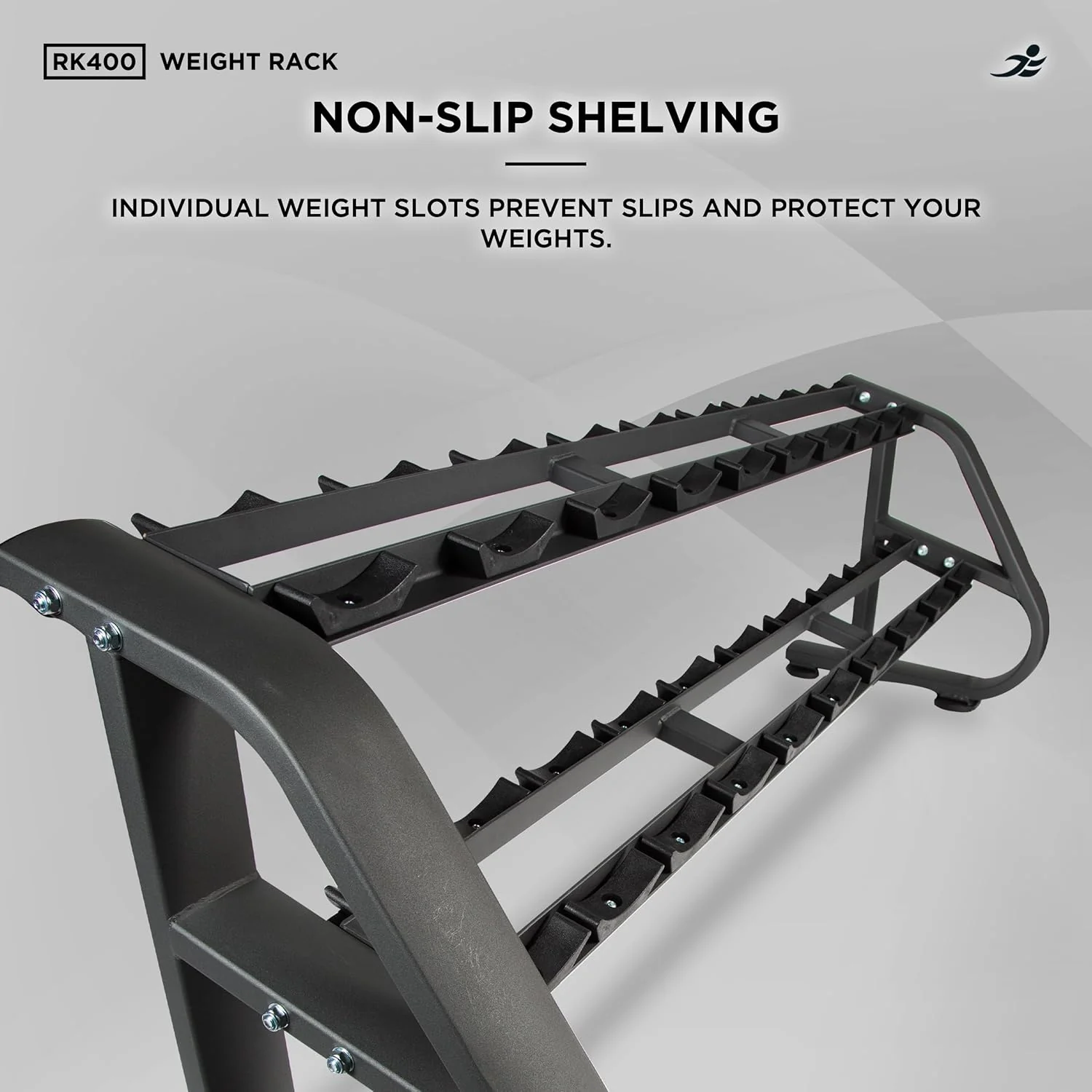 RK400-2 Tier Dumbbell Rack, Weight Stand - Image 6