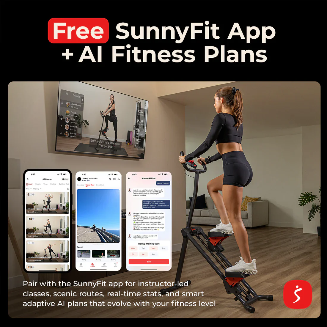 Smart Foldable Stair Climber With Balance-Assist Cords - Image 6