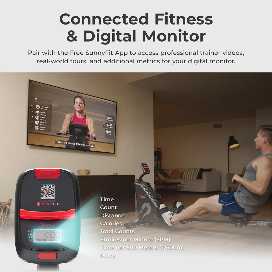Smart Magnetic Rowing Machine - Image 4