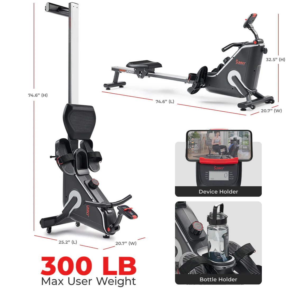 Smart Magnetic Rowing Machine - Image 8