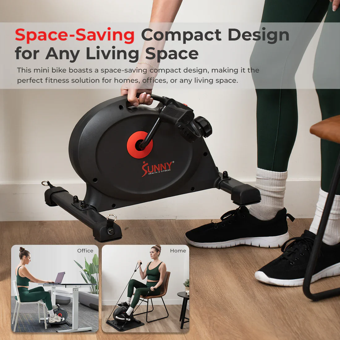 Smart Mini Exercise Bike & Resistance Band & Mat - Image 4