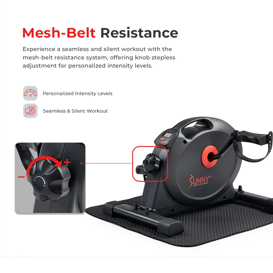 Smart Mini Exercise Bike & Resistance Band & Mat - Image 8