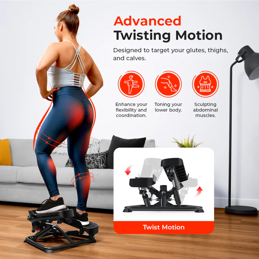 Smart Twist Exercise Stepper Machine - Image 3