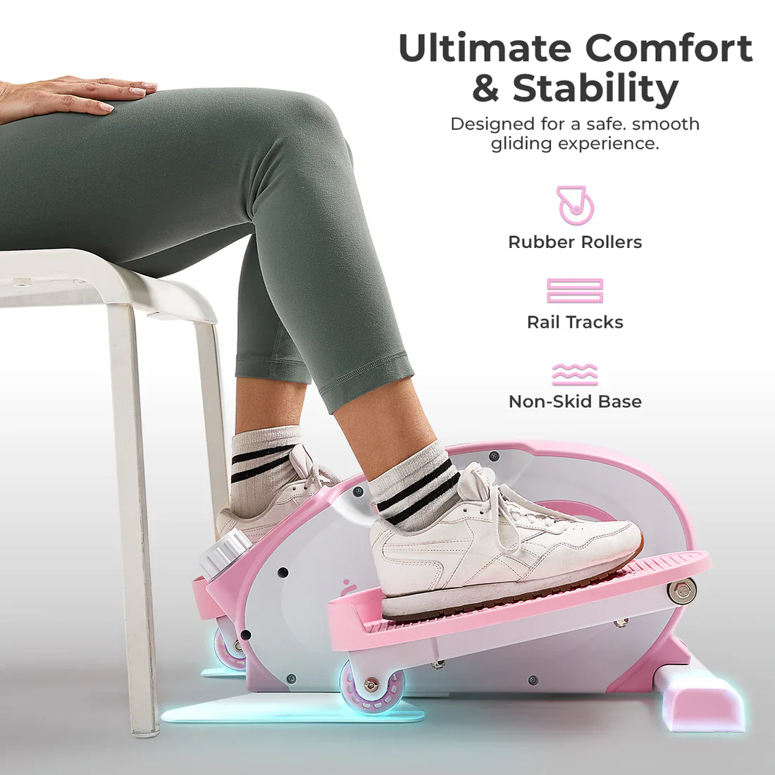 Smart Under Desk Mini Elliptical Exercise Trainer - Image 10