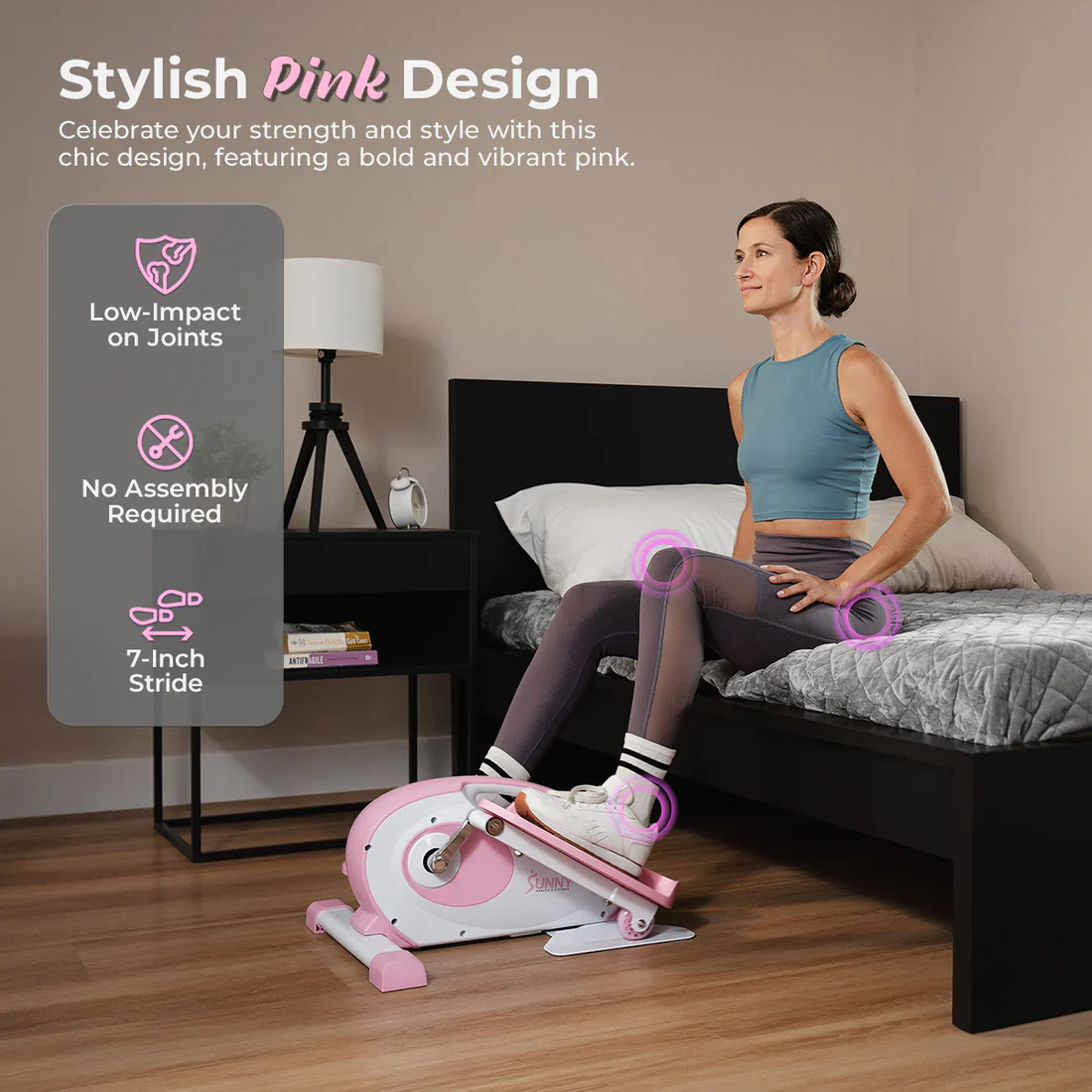 Smart Under Desk Mini Elliptical Exercise Trainer - Image 8