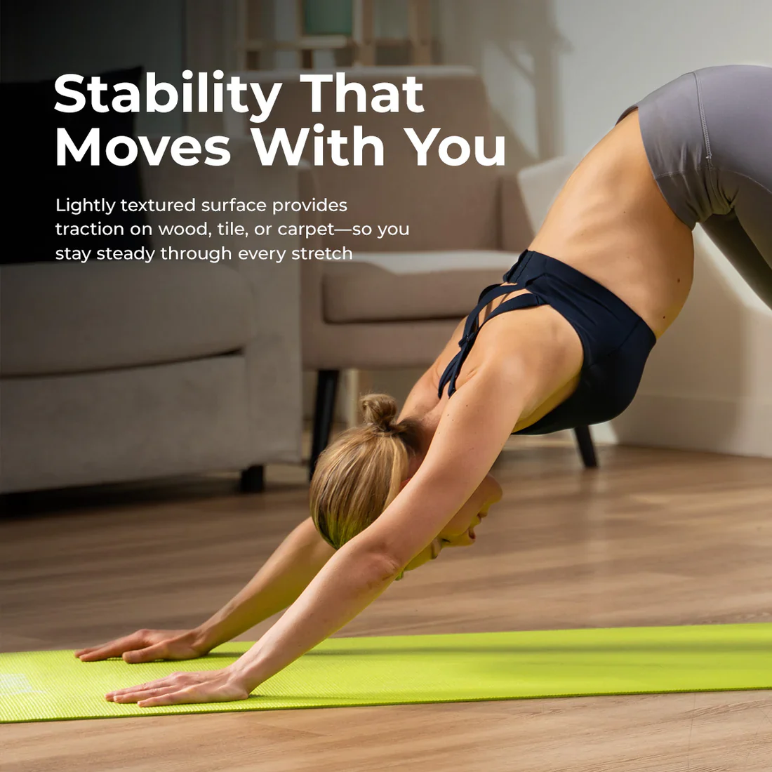 Sunny Health & Fitness High-Density Yoga Mat - Image 5