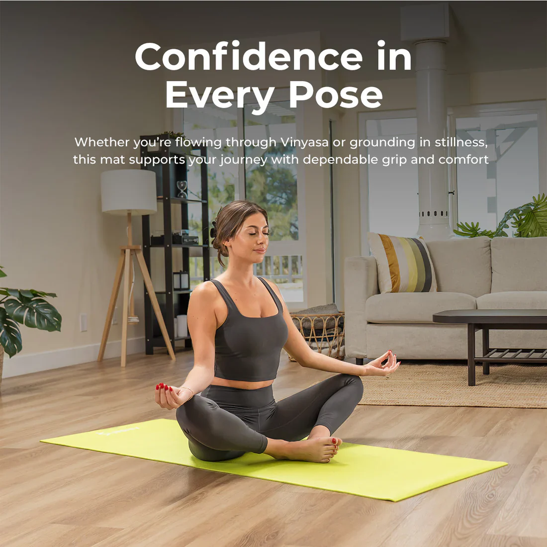 Sunny Health & Fitness High-Density Yoga Mat - Image 8