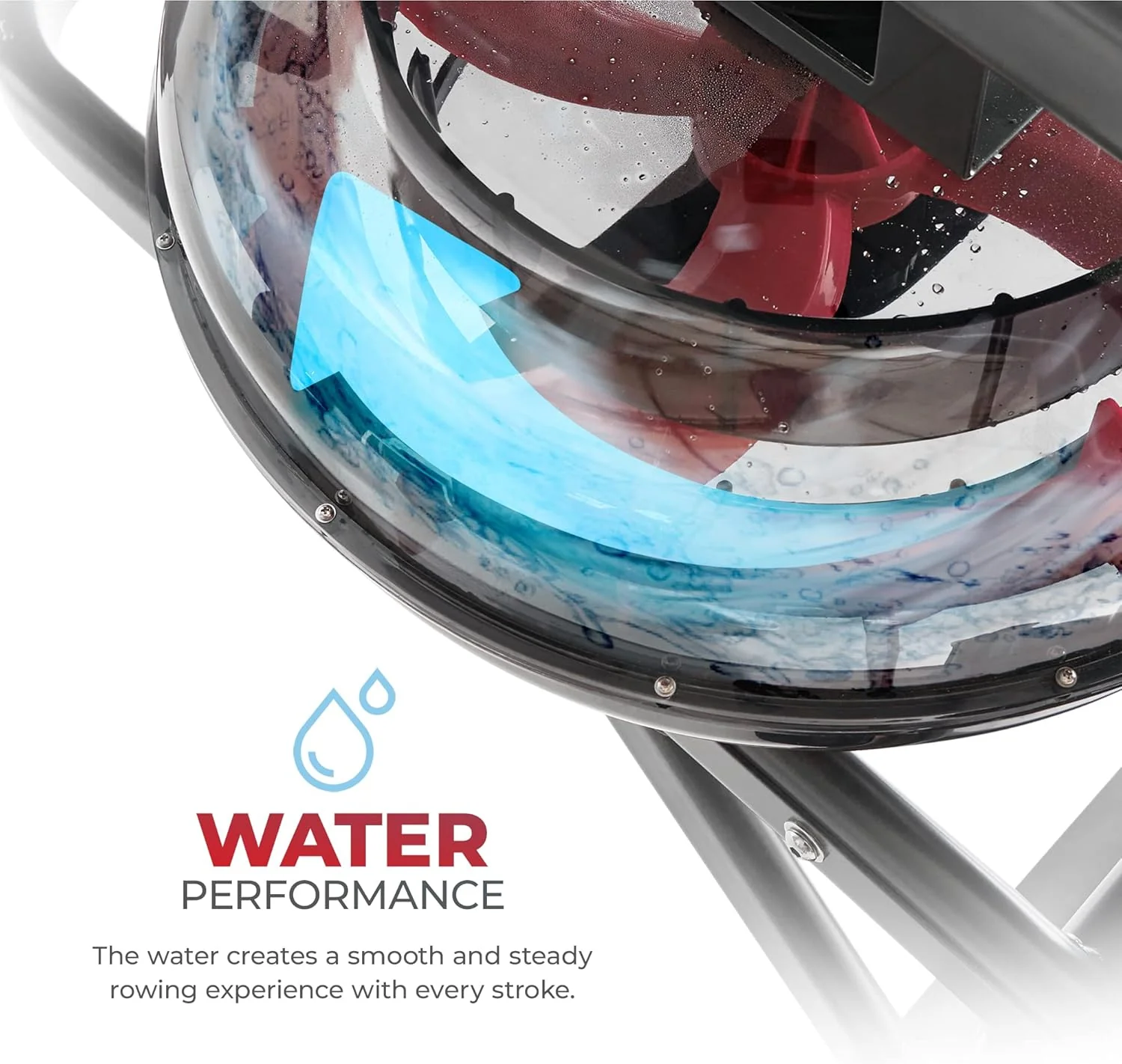 Obsidian Surge Smart Water Rowing Machine - Image 8