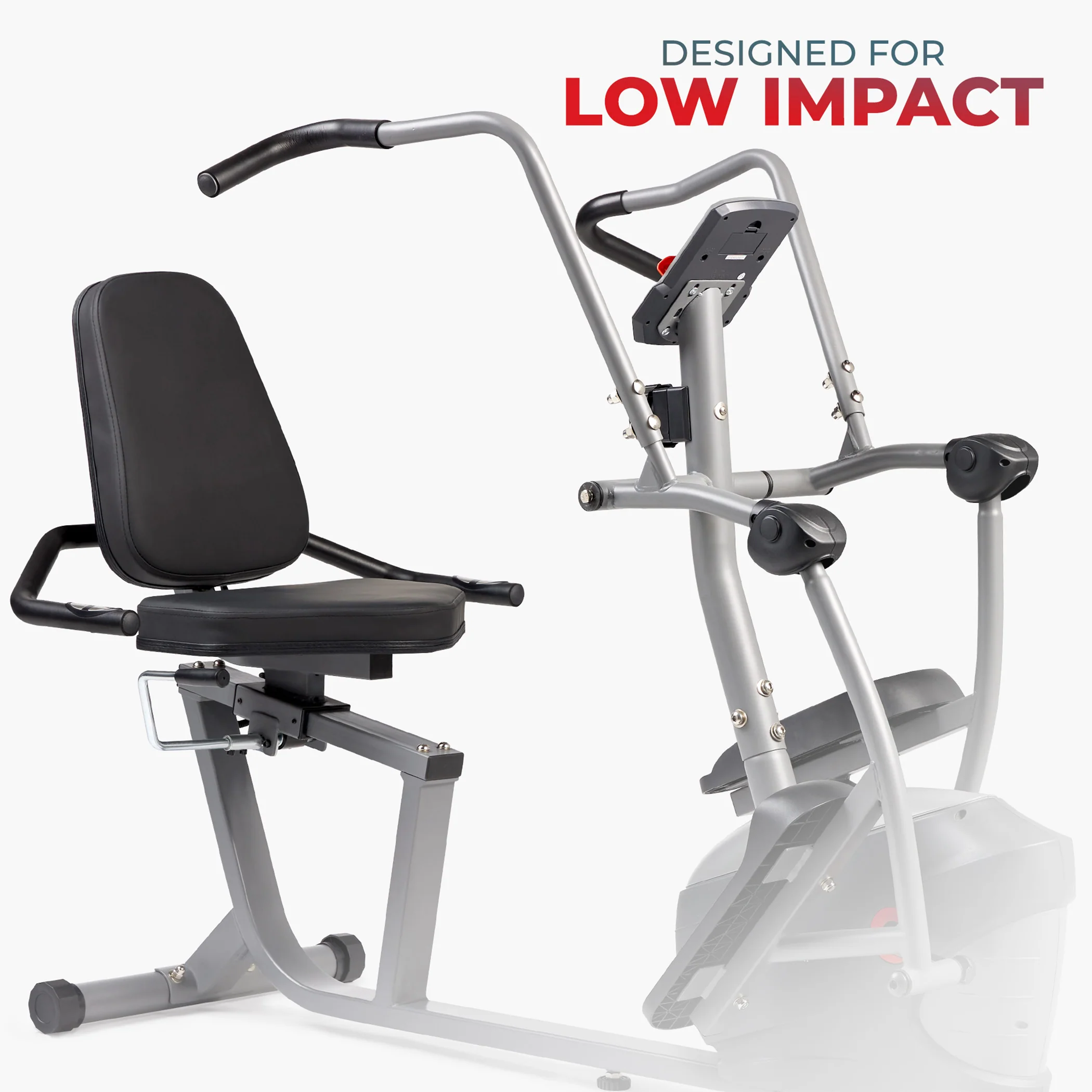 Performance Interactive Recumbent Cross Trainer Elliptical Bike - Image 7