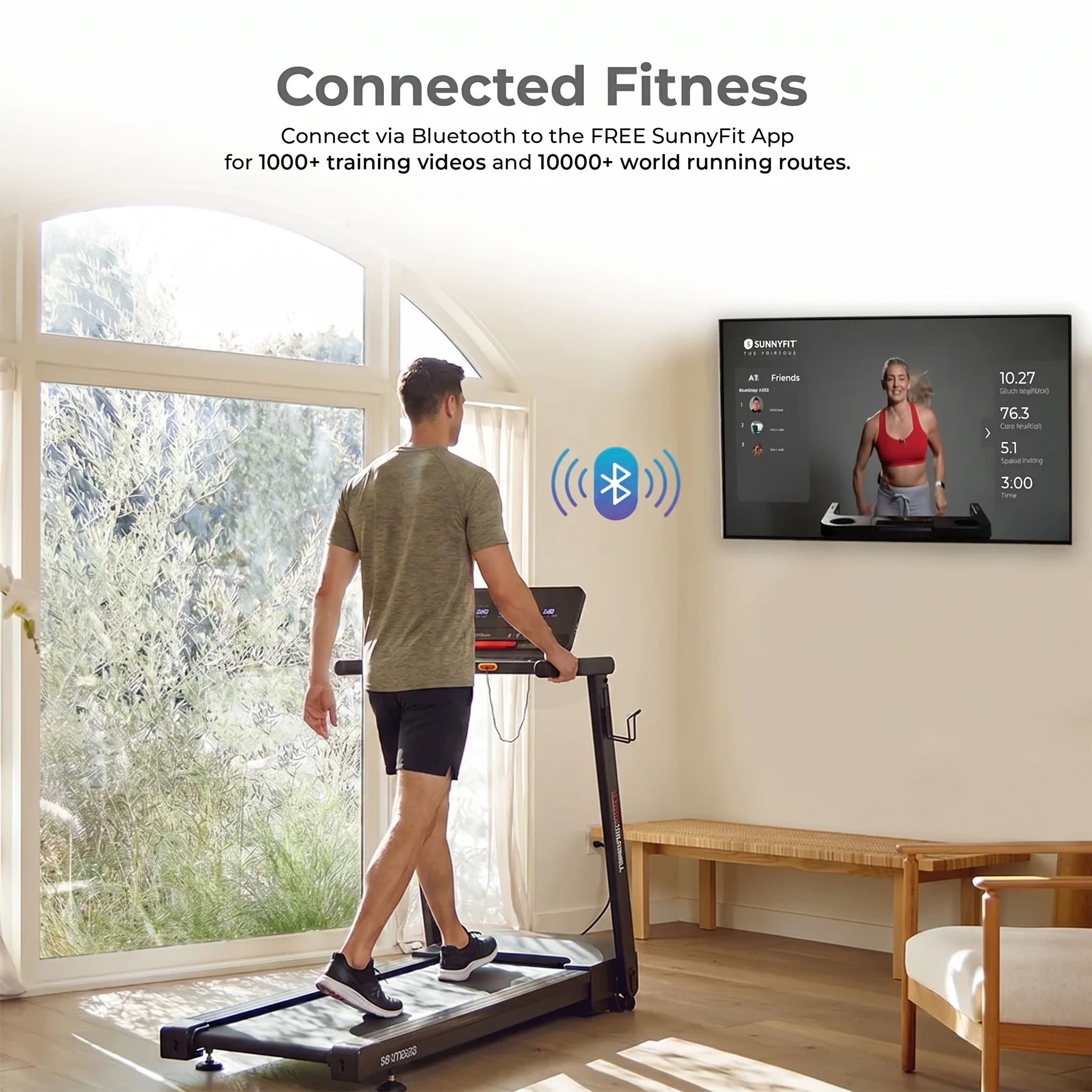 Slim Interactive Auto Incline Smart Foldable Treadmill - Image 7