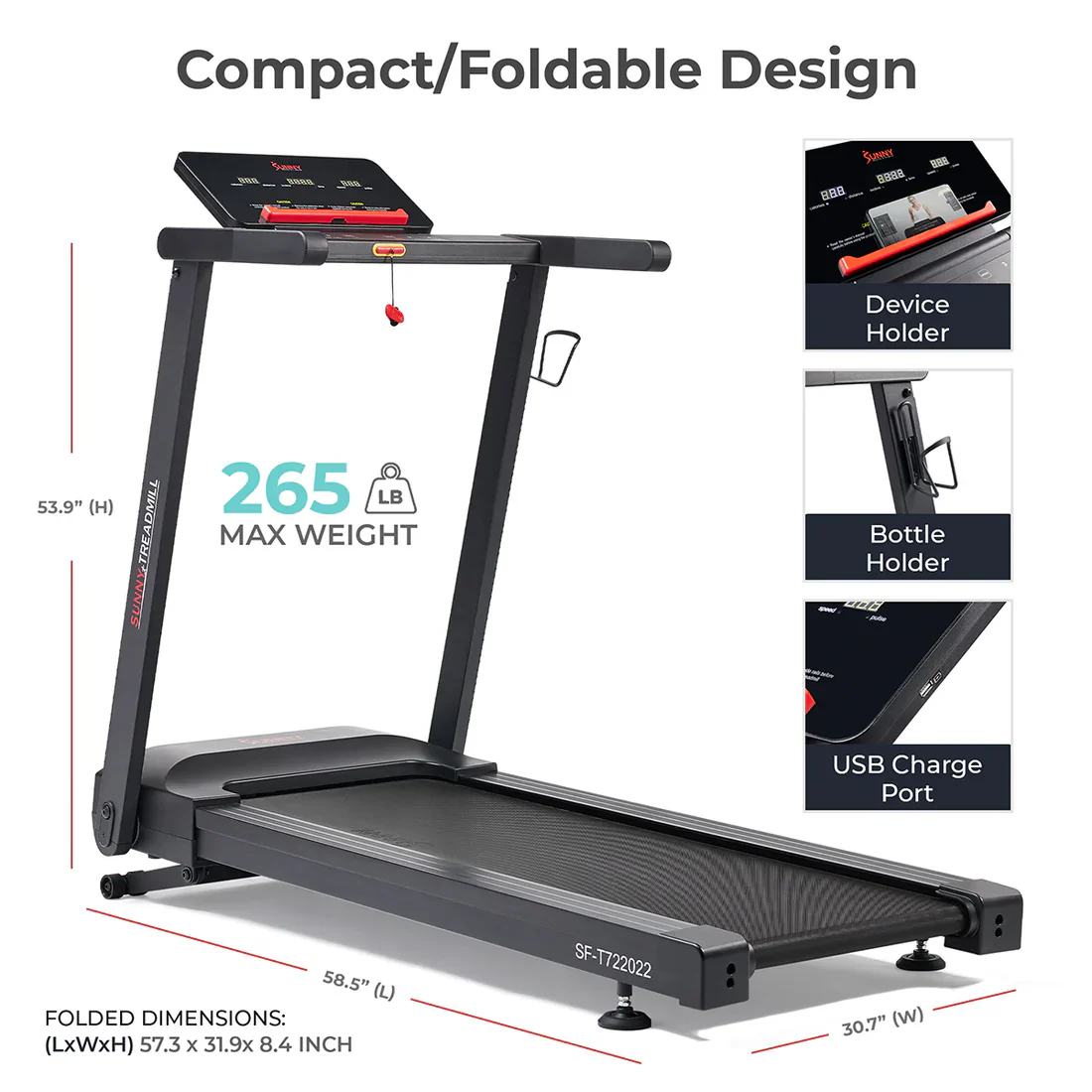 Slim Interactive Auto Incline Smart Foldable Treadmill - Image 9