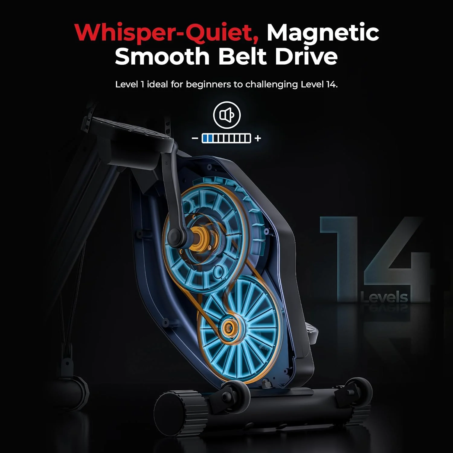 Foldable Magnetic Exercise X-Bike - Image 7