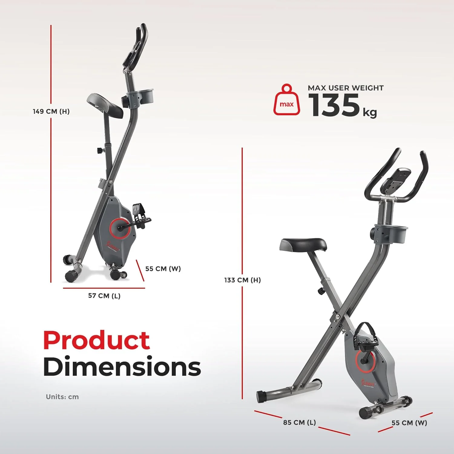 Foldable Magnetic Exercise X-Bike - Image 8