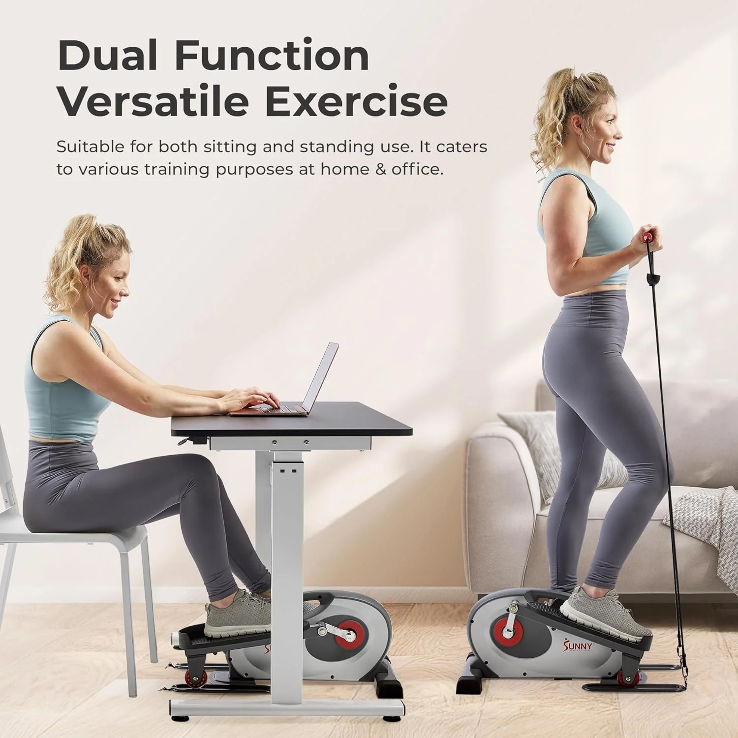 Mini Elliptical w/Resistance Bands - Image 3