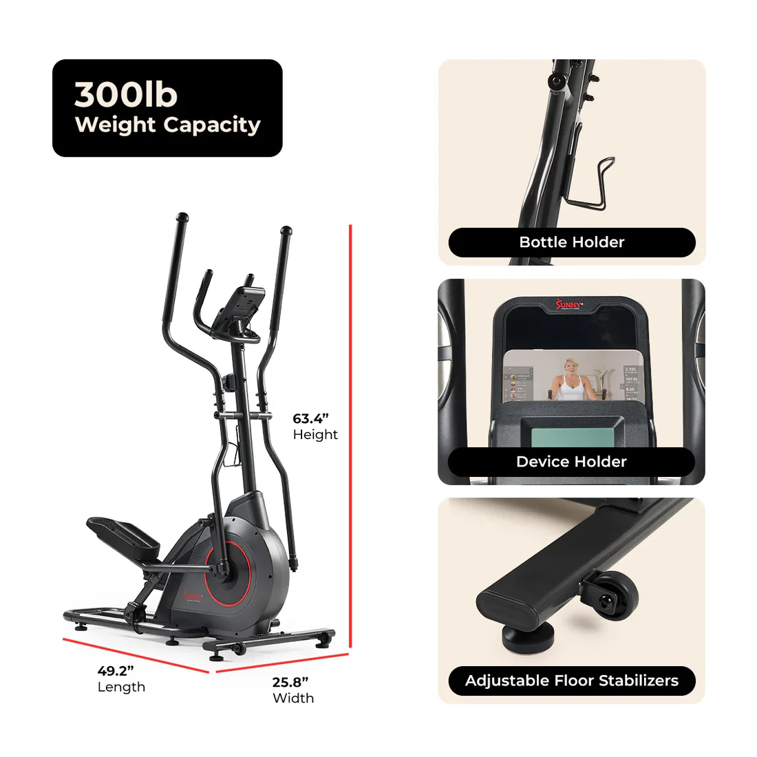 Ultra Silent Smart Elliptical Exerciser - Image 9